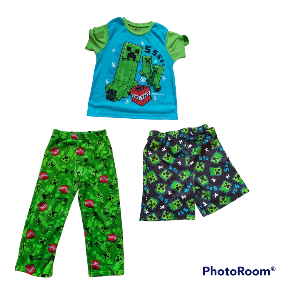 3-$30 Minecraft Licensed Extra Soft Polyester Pajama Set
